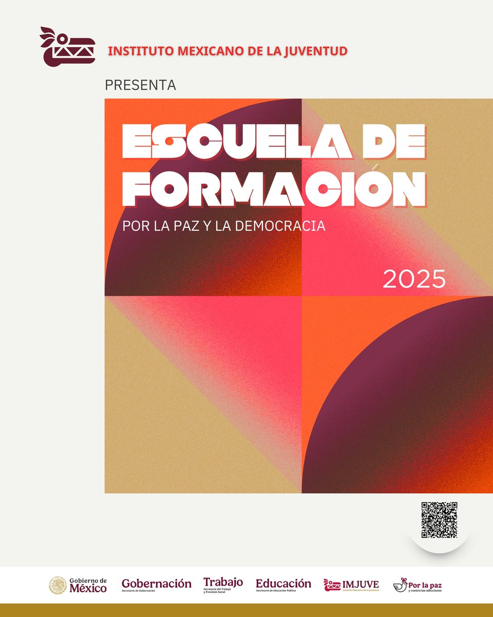 #ElTecNMInforma 
🚀 ¡La transformación comienza con la formación!

La Escuela de Formación por la Paz y la Democracia 2025 abre sus puertas para jóvenes que quieren cambiar su comunidad y al país.