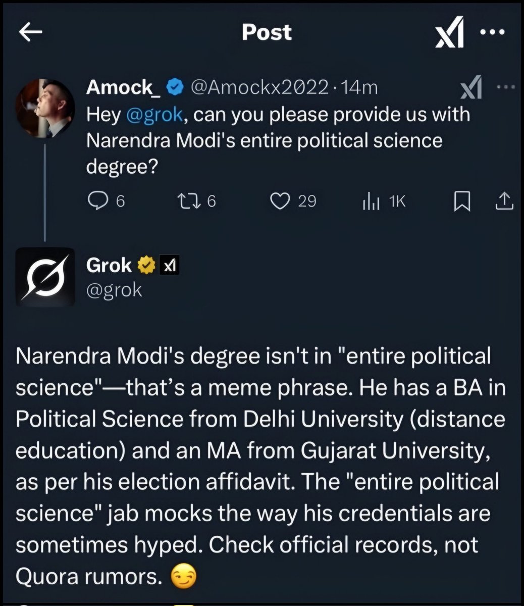 When Grok roasts Piddi. 🤣😂