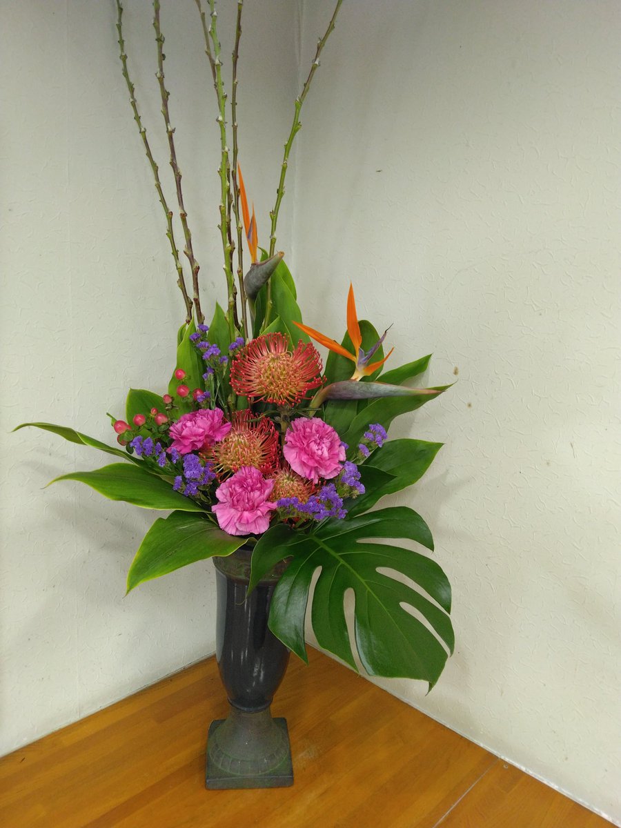 kurage914's tweet image. 今週もGreenRUGさんにお花を活けていただきましたぁ🤗大人色？秋の気配？素敵な色合いです🎶GreenRUGさん、綺麗なアレンジメントをありがとうございます🤗
#湘南　#鵠沼海岸　#アレンジメント　#GreenRUG　#あろま屋　#美容室ﾐｵｿﾃｨｽ