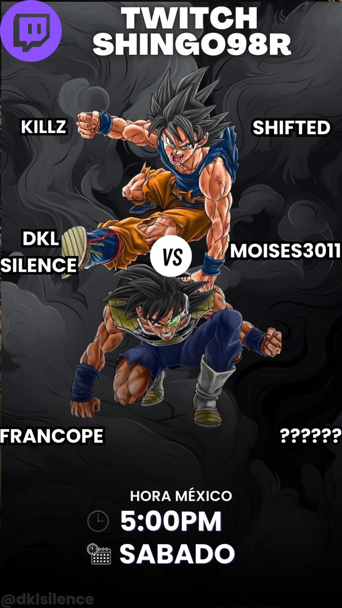 Banda este sábado tenemos algunos ft para quien guste ver 

#dbfz #dragonballfightersz