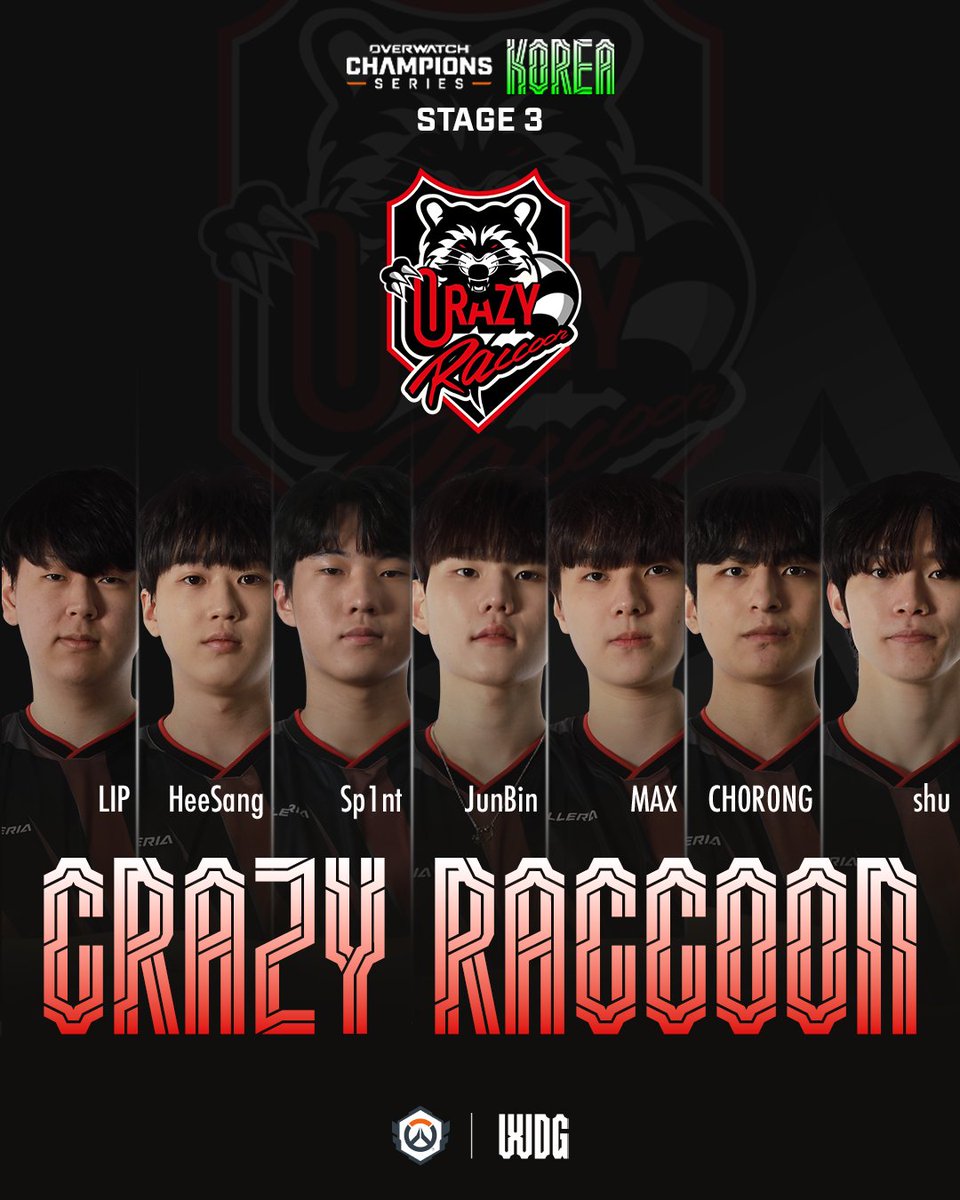 Crazy Raccoon｜PLAYERS PROFILE｜OWCS KOREA Stage 3

OWCS KOREA Stage 3에 참여하는
🦝Crazy Raccoon🦝팀에게 응원의 한 마디를 남겨주세요!

#CRWIN
#OWCSKOREA2025