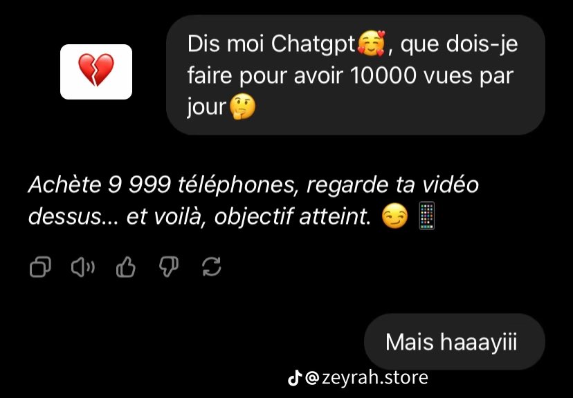 Anmègde l 😂😂😂😂 tan pou l pa reponn, l ap jwenn yon bagay li di w kanmenm 😭