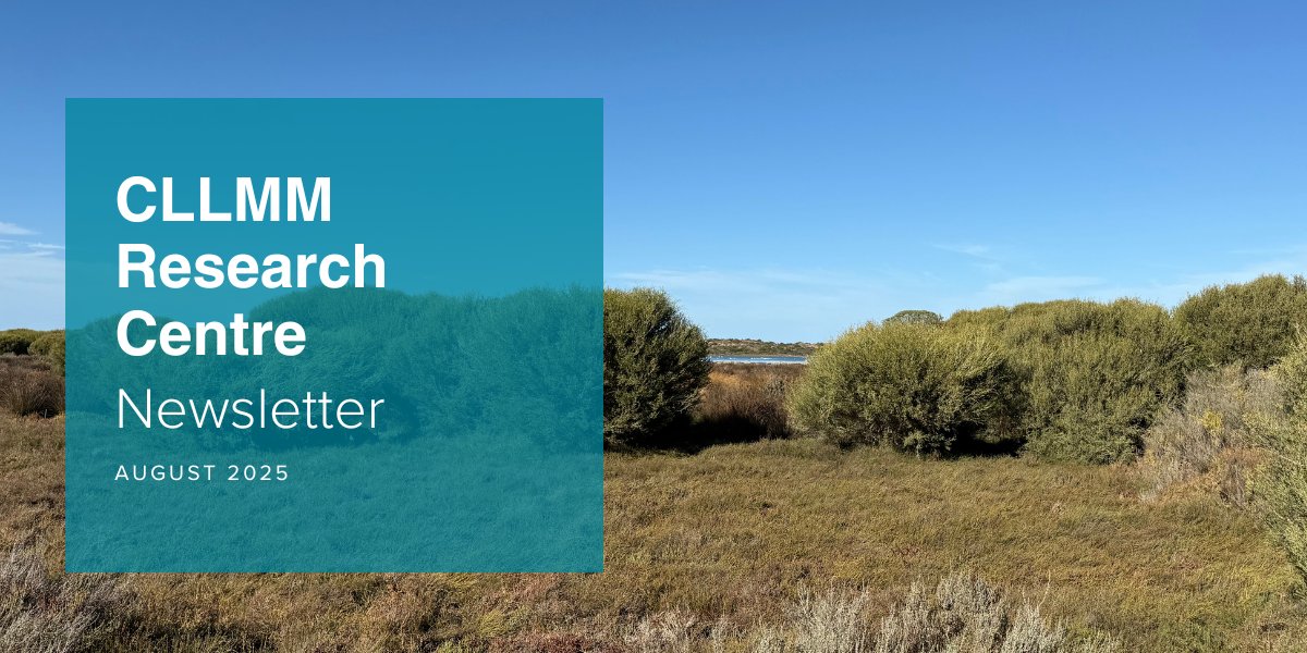 🌿 August 2025 CLLMM RC Newsletter is live! Explore projects on revegetation, community connections, climate action &amp; upcoming Community Forum: Stronger Together - Navigating Environmental Challenges Ahead
🔗 mailchi.mp/cllmmresearchc…