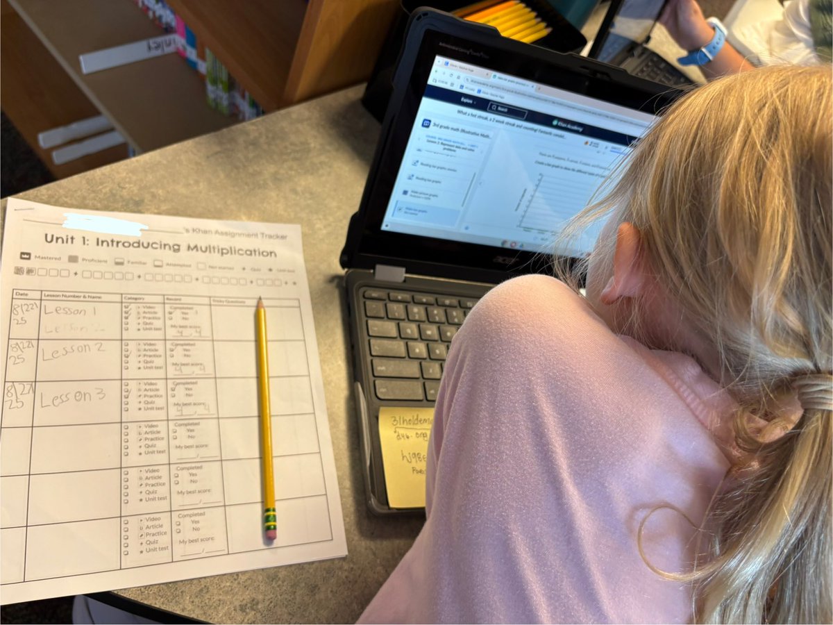 PVWollberg's tweet image. Look at these focused 3rd graders! Hard at work on @khanacademy! #pvlearns #mathisfun #math