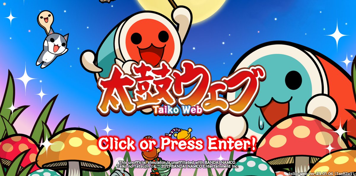 Descobri um site que dá pra jogar taikon no tatsujin
Nunca fui tão feliz na minha vida