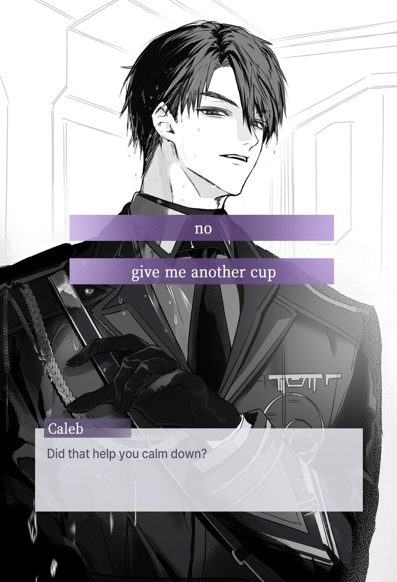 Actually in this scene, I wanted two options desperately