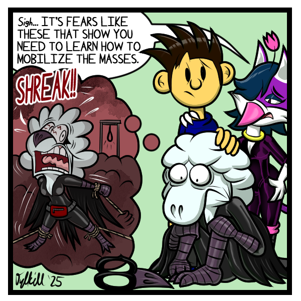 Dylkill97's tweet photo. Panversity #32: Vigilante Retribution

Always be of a mislead crowd.

WebToon: https://t.co/ybfqzCnDWK

#abolishICE #comic #art https://t.co/145BPAenau