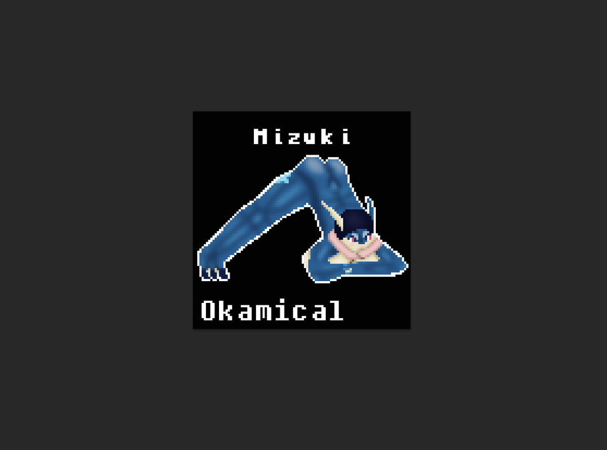 I tried pixel art for the first time, here's some mizuki pixel art
(Had to capture screenshot it cause if I uploaded the file it would be compressed)