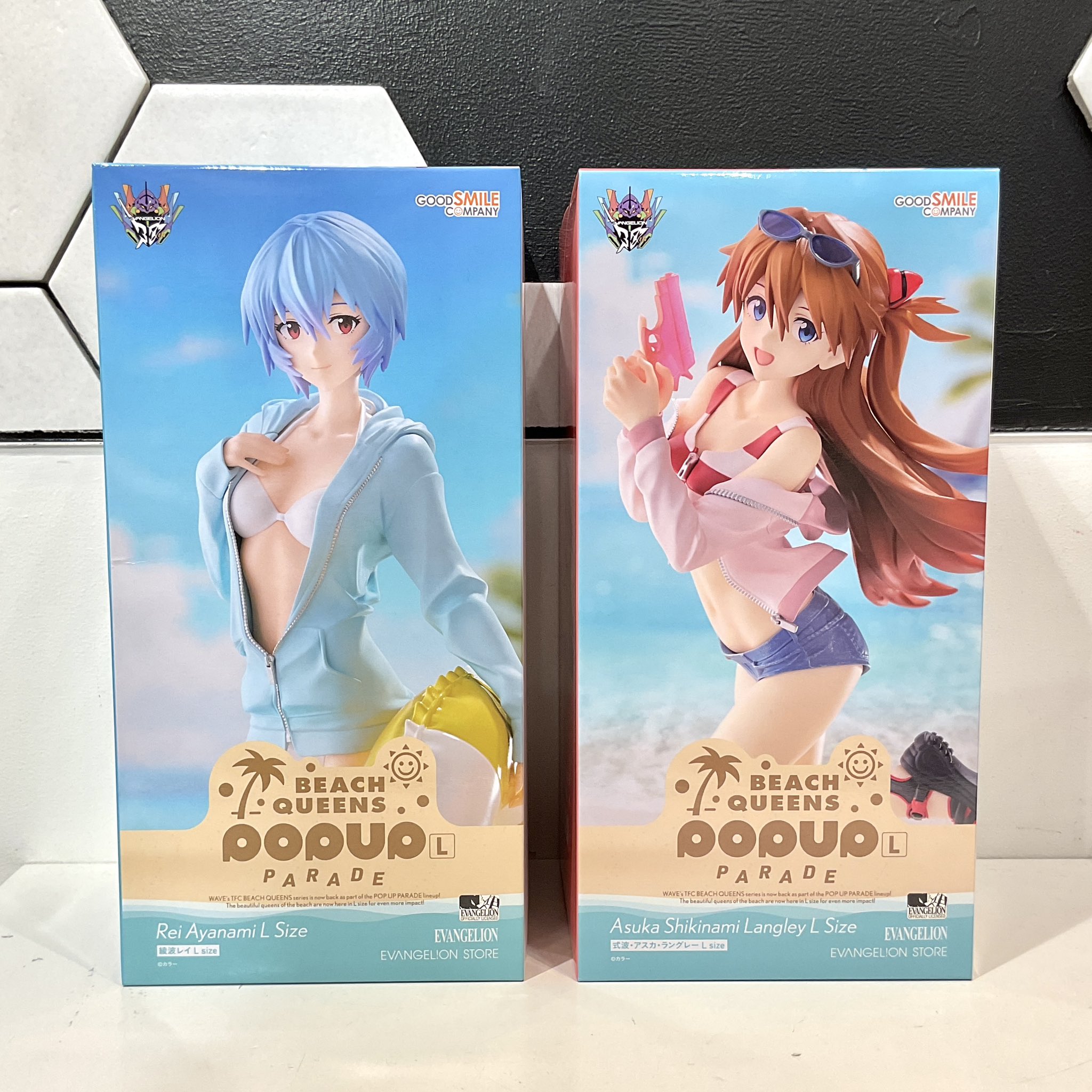 BEACH QUEENS エヴァンゲリオン 綾波レイ＆惣流・アスカ・ラングレー EVANGELION STORE(エヴァンゲリオンストア) on X: 