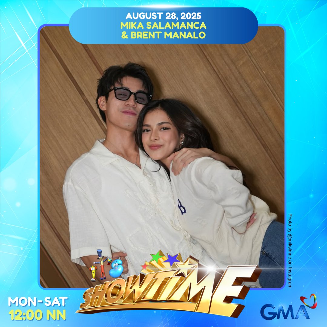 What’s up, BreKa! 🤩 

Abangan ang pagbisita nina Mika Salamanca at Brent Manalo ngayong Huwebes sa #ItsShowtime! ✨