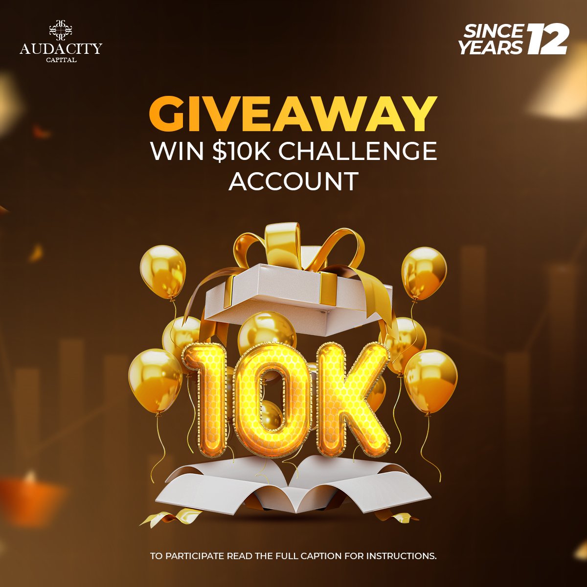 🎉 GIVEAWAY ALERT! 🎉

We’re giving away 1x $10,000 Funded Trading Account powered by <a href="/Audacitycap/">AudaCity Capital</a> 

Want to join? Here’s how:
✅ Follow <a href="/Audacitycap/">AudaCity Capital</a> , <a href="/Aizen7_/">ZENN 우</a> 
✅ Join the official Discord: discord.com/invite/QWVgmTc…
✅ Like this post &amp; tag 3 trader friends in the comments
✅ Like