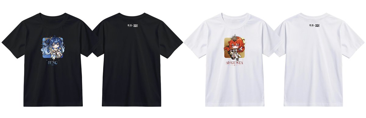 池袋会場限定の商品 □鳴潮×PARCO コラボTシャツ (白・オーガスタ)/(黒