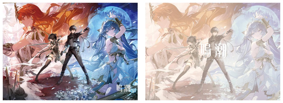 鳴潮 オーガスタ Tシャツ アクリルブロック 池袋 パルコ 缶バッジ 鳴潮