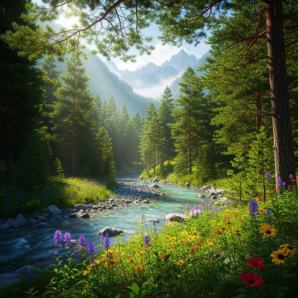 MyCalmHorizons's tweet photo. Fresh air, flowing water and floral dreams—your daily dose of nature therapy 🌳💚🌷 #NatureHeals #MorningView https://t.co/K89t49vjJp