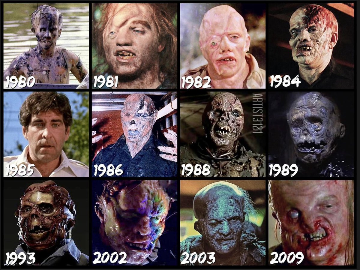 Slimey, Gingery, Bruh, Dead Sexy, Poser, Stalky, Boney, Melty, Gamey, Chompy, Oldy, and Ma'am that's my canoe. #stalkward #missingSpacey #slashtag #FridayThe13th