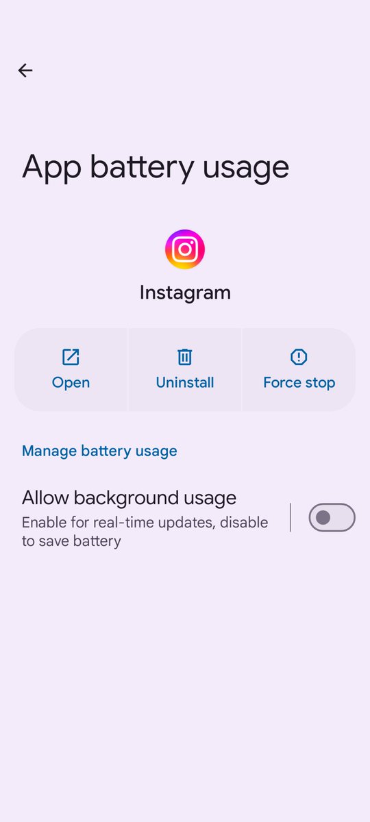 i_r4vi's tweet photo. @madebygoogle Why instagram, telegram keeps running  and using battery while zero screen time and background usage off in my pixel 6a? @sundarpichai @GooglePixel_US @GoogleIndia https://t.co/jIr4LNY37l