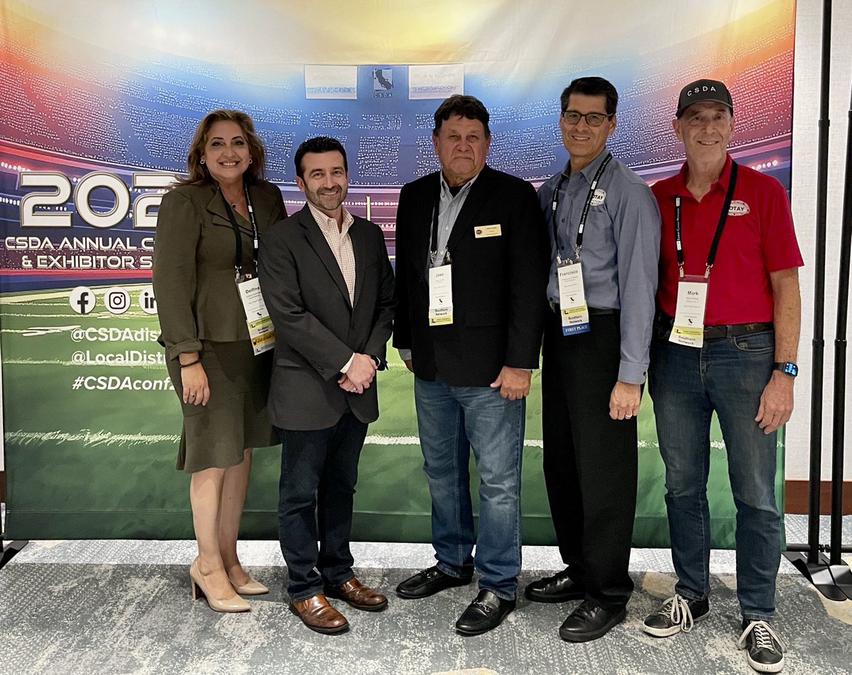 OtayMark's tweet photo. The @OtayWater District team at the @CSDAdistricts
Annual Conference! #CSDAconf25 https://t.co/IQFBJfVojG