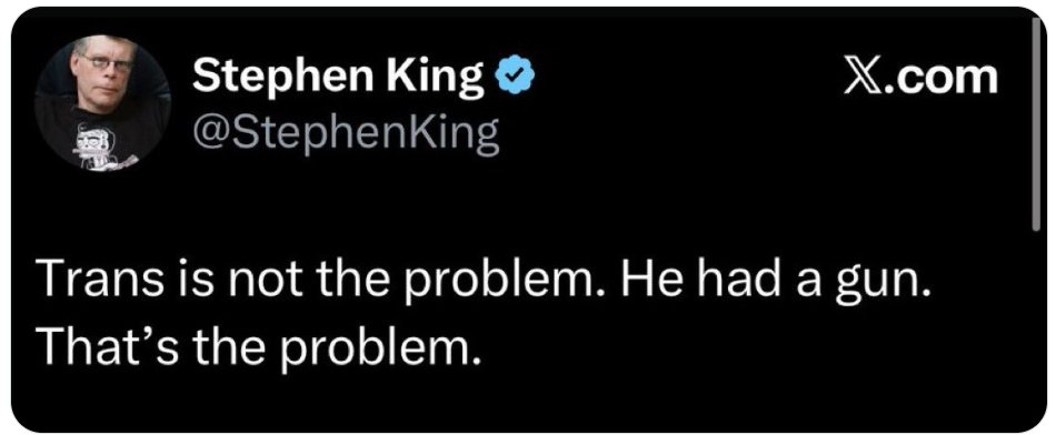If trans isn't the problem, why did you misgender it