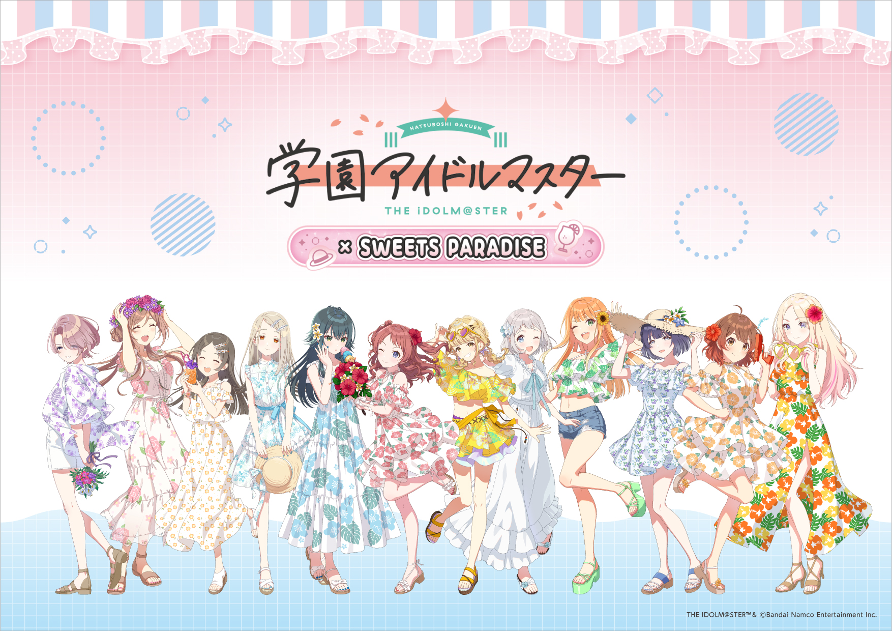 学園アイドルマスター　学マス　スイパラ　スイーツパラダイス　コラボカフェ　千奈 公式スイーツパラダイス