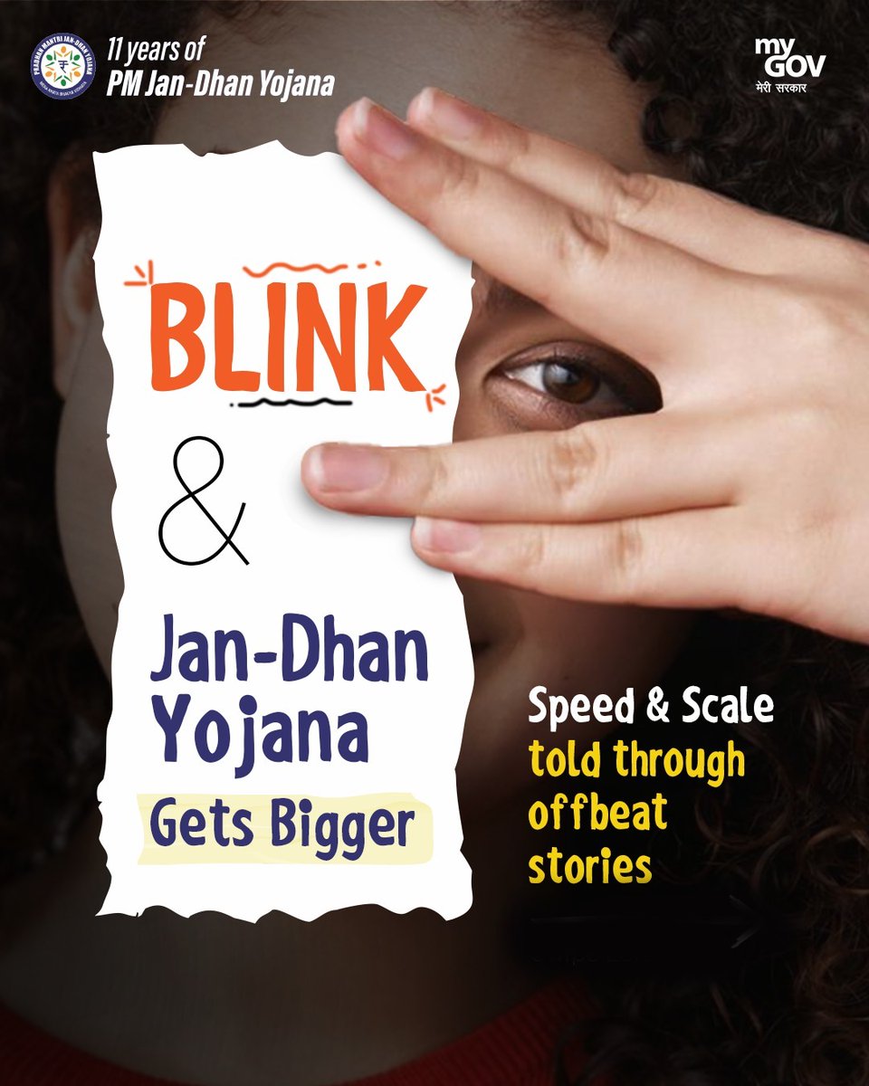 Scrolling… Scrolling… Scrolling… 📱
Half the time we don’t know what we’re looking for.

But Jan Dhan?
It knows exactly what needs to be done for its people. 
Still doubtful? Saying “nah”?

We’ve got stories that’ll make you go: “wow, that’s amazing!”

#11YearsOfJanDhan