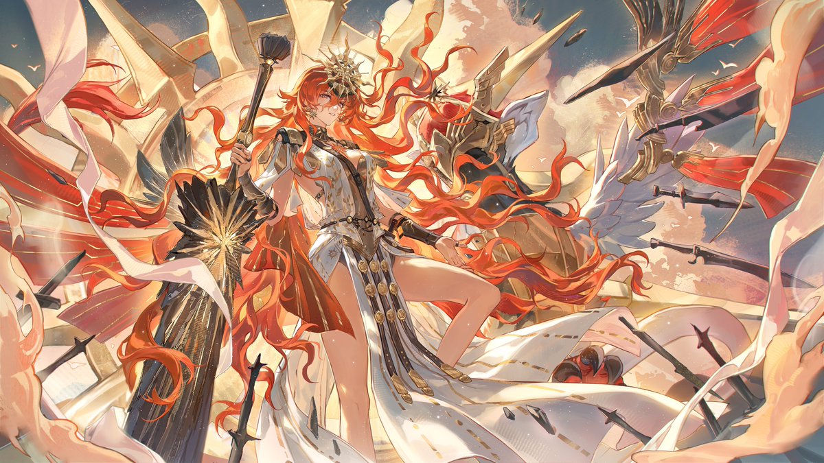 请烈阳见证，荣耀终将为你我俯首。
#WutheringWaves 
#Wuwafanart 
#Augusta 
#鳴潮 
#オーガスタ