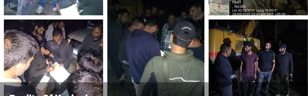 Four (4) Mega excavators seized in Lassipora during nocturnal raid.✅

Carrying forward the mission of zero tolerance towards illegal mining,  the tealead by DMO Pulwama with role of essence by Police station Lassipora on directions of Worthy Deputy Commissioner Pulwama Basharat