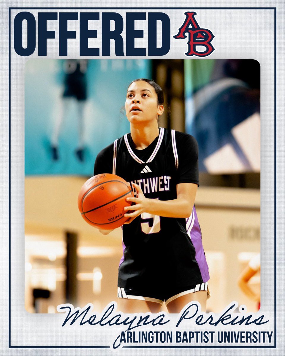 Melayna Perkins (@melaynaperkins) on Twitter photo After a great conversation with <a href="/CoachSRoach/">Skye Roach</a>, I am grateful and blessed to receive an offer from Arlington Baptist University!! Go patriots!! <a href="/SW_Select3SSB/">SWSelect3SSB</a> <a href="/ladyrattlerwbb/">Lady Rattler Womens Basketball</a> After a great conversation with <a href="/CoachSRoach/">Skye Roach</a>, I am grateful and blessed to receive an offer from Arlington Baptist University!! Go patriots!! <a href="/SW_Select3SSB/">SWSelect3SSB</a> <a href="/ladyrattlerwbb/">Lady Rattler Womens Basketball</a>