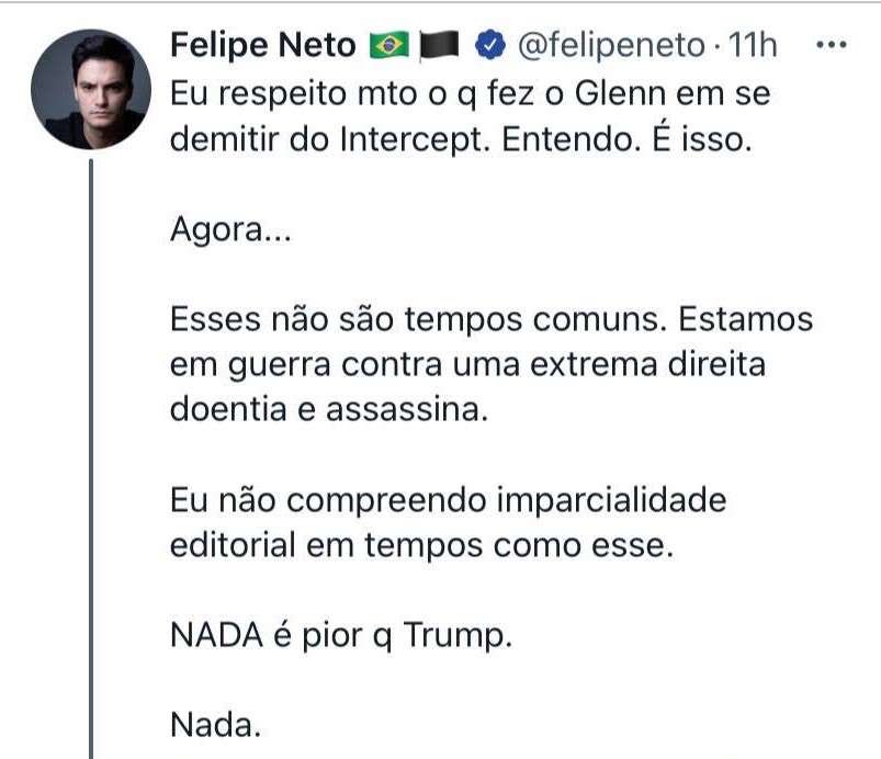ducavendish's tweet image. “Nada é pior que Trump”

Nem o Hitler? Ou o Mao? Fidel? 👀