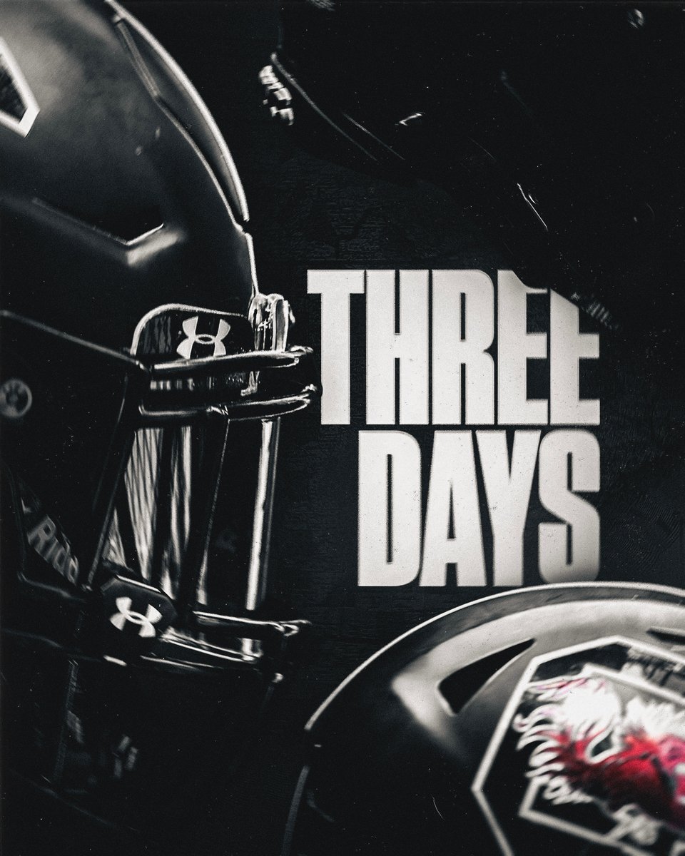 Only 3 more days, Gamecock Nation.