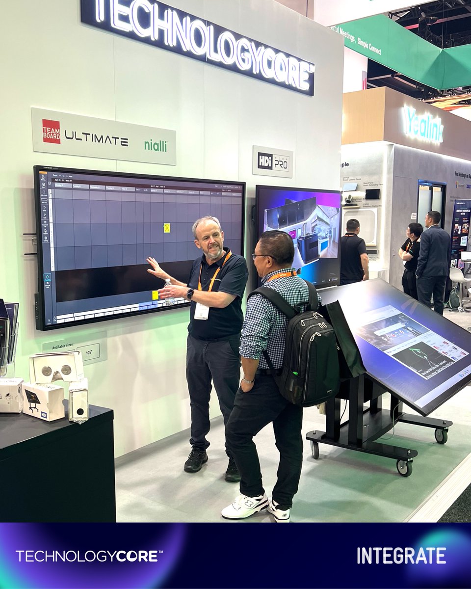 TechCoreAus's tweet image. Thank you to everyone who visited us at #Integrate2025

It was fantastic to showcase our interactive solutions by @HDinteractive1, @TeamBoard , Nialli, LuxVision, @infobitav, &amp;amp; @airserver. Special thanks to everyone who joined our LuxVision Soccer competition.

See you next year!