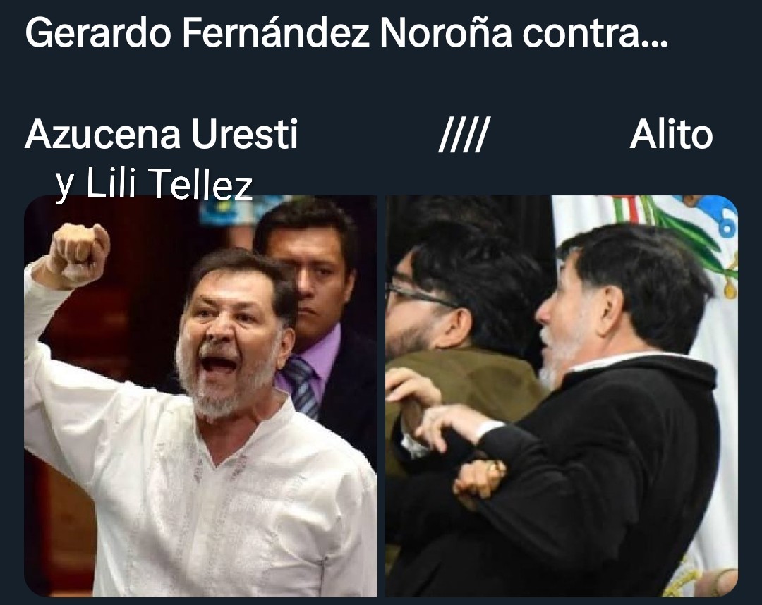 <a href="/senadomexicano/">Senado de México</a> Ahora si muy chillón <a href="/fernandeznorona/">Fernández Noroña</a> pero que tal de fanfarrón y provocador en tribunales y redes sociales, y más, contra las mujeres. Pinche lloroña