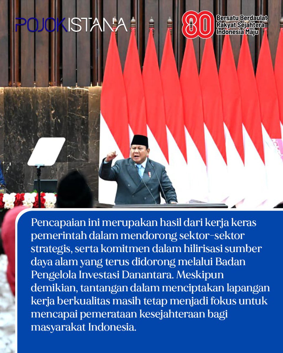 adanya Penurunan Angka Pengangguran yang ada di Indonesia ini bukti kerja keras pemerintah dalam hadirnya  #LapanganKerjaBaru