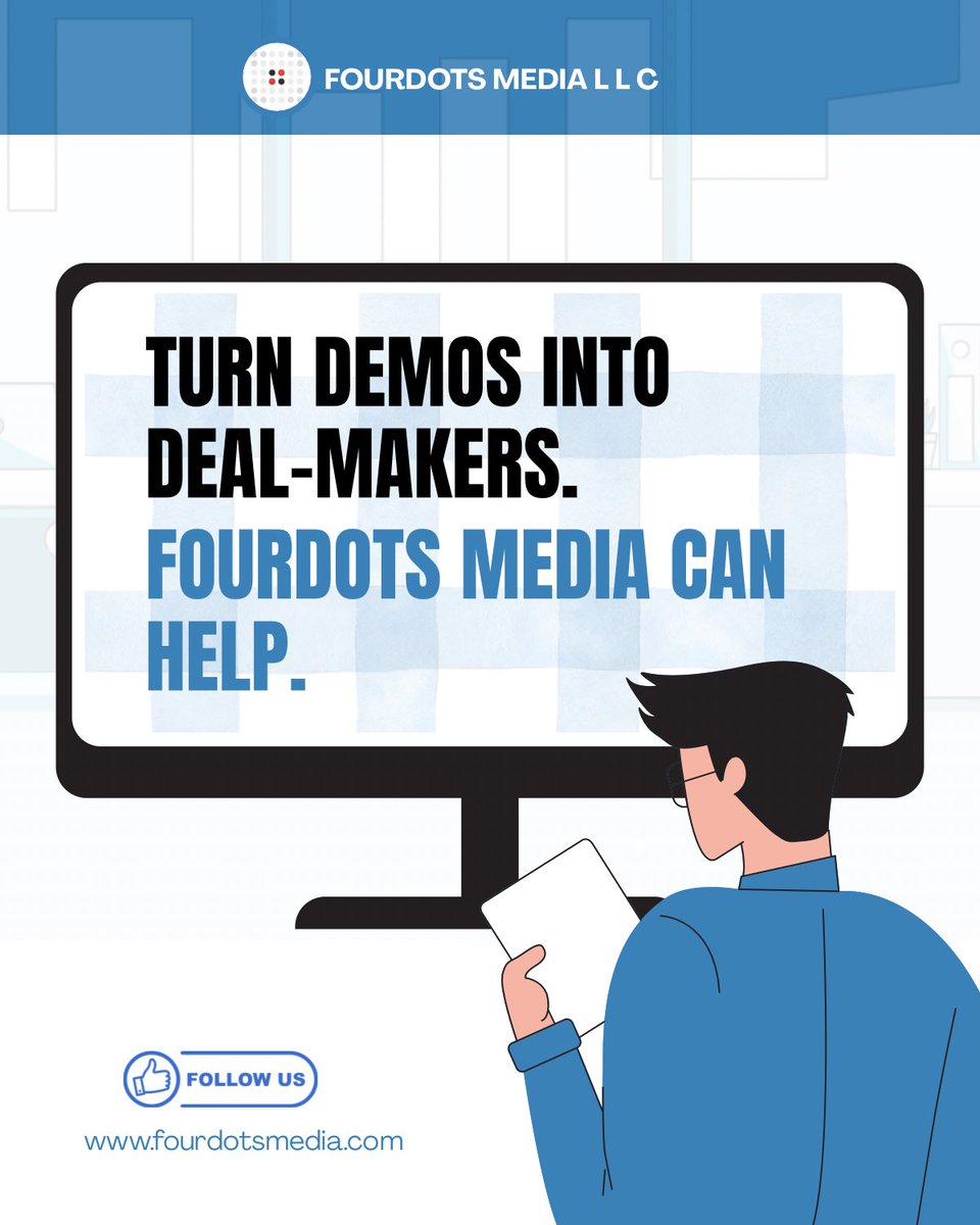fourdots86's tweet image. ❌ If your demos don’t convert, the problem isn’t the product, it’s the approach.
✅ In B2B sales, the best demos aren’t presentations, they’re conversations.
At Fourdots Media, we help startups turn demos into revenue engines 🚀
#SalesDemos #B2BLeadGeneration #OutboundSales