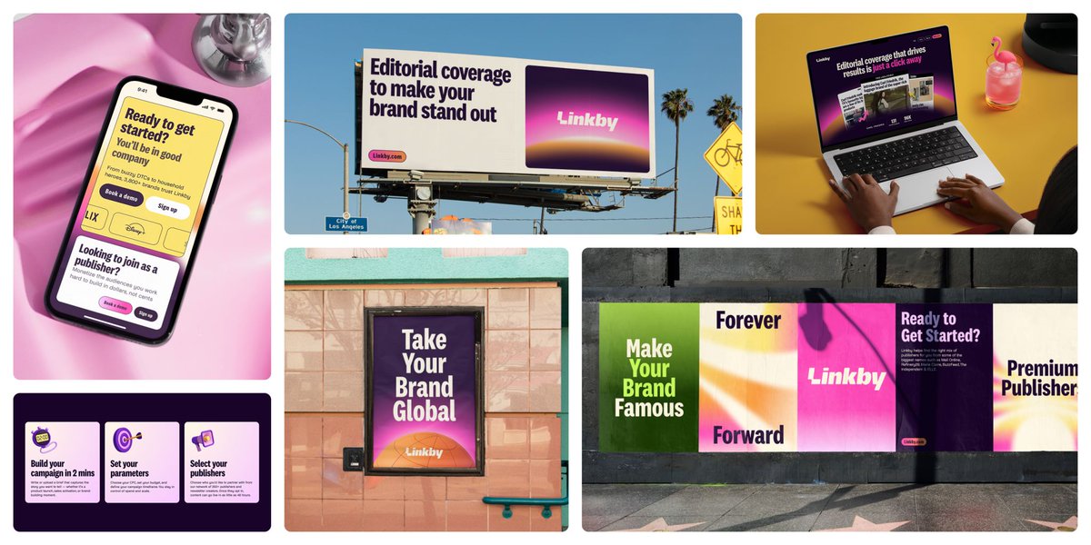 It's high time we got back on X. What better than to drop some recent brand work we've had the pleasure of delivering? 

Say hello to Linkby. The company reimagining performance PR needed an identity and website that brought as much hype as they do for their clients❤️‍🔥

#branding