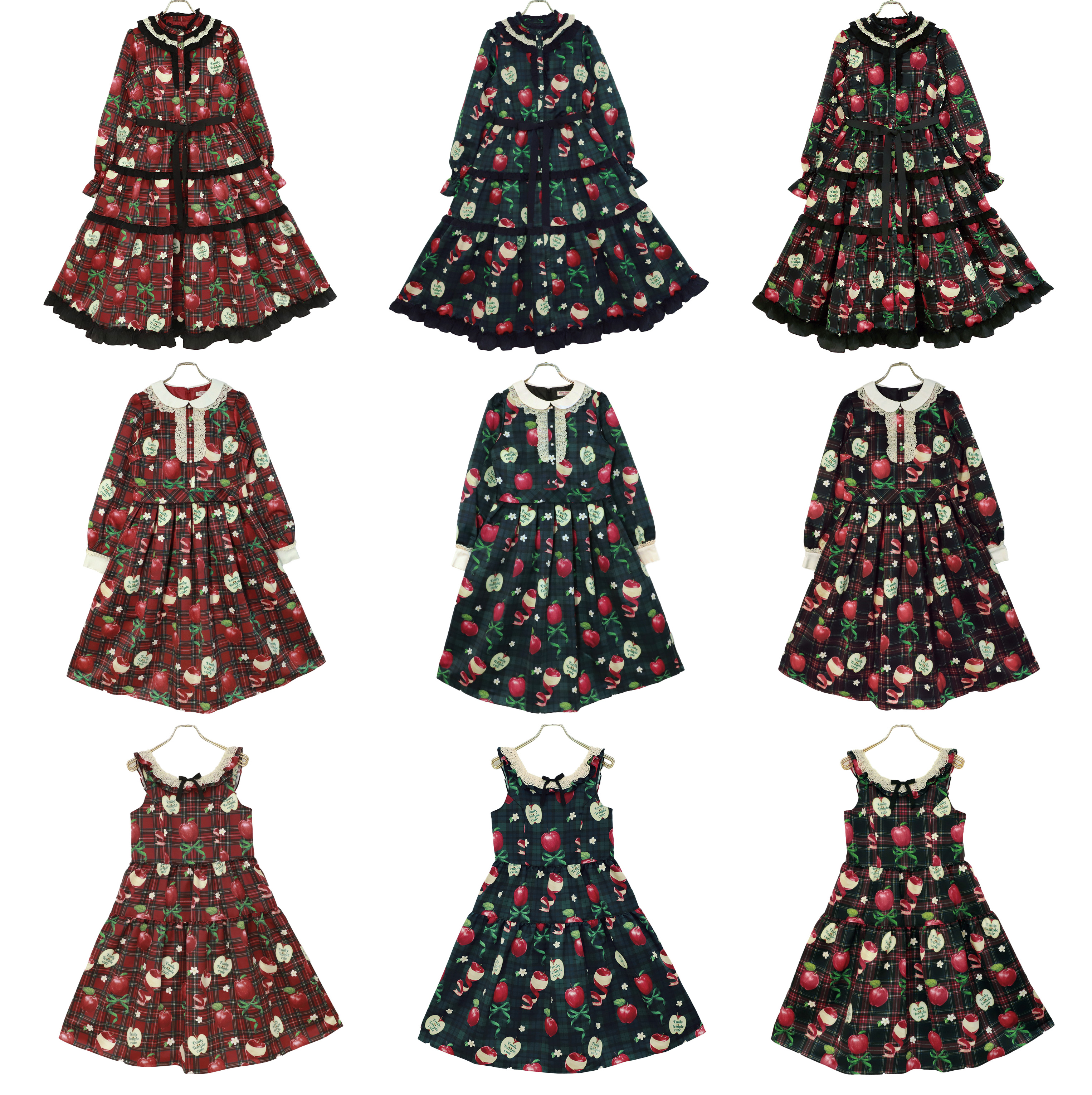 ❇️Emily Temple Cute ドット苺スカート黒 BK エミキュ ❇️Emily Temple Cute ドット苺スカート黒 BK エミキュ