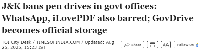 Central gov and all other state gov should do the same.