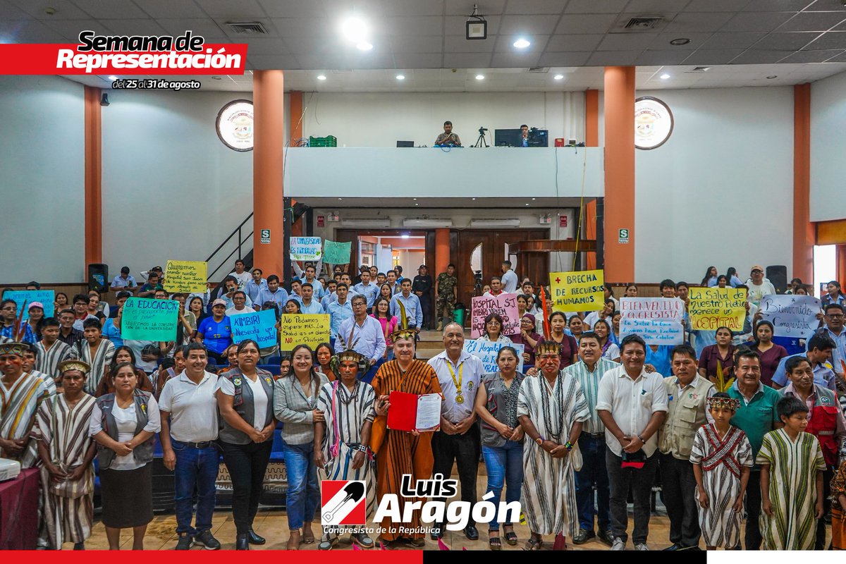 🏛️🤝 #SemanaDeRepresentacion | En el corazón del VRAEM, visité el distrito de Kimbiri como parte de mi semana de representación parlamentaria. <a href="/congresoperu/">Congreso del Perú 🇵🇪</a> 1/2