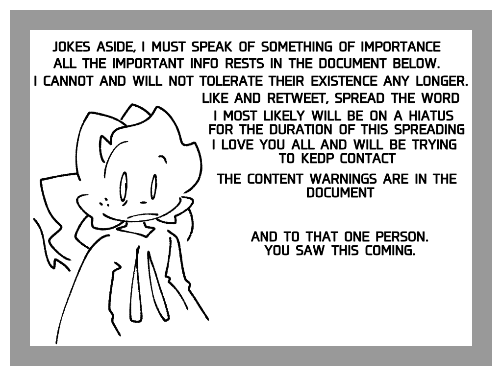 ZyneticPrograms's tweet image. Shows over folks, let's get serious.
docs.google.com/document/d/1Em…
Love you all! 🤍💚