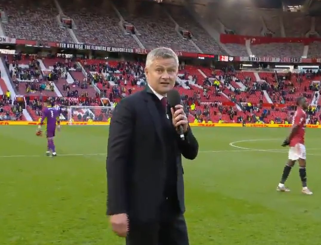 🗓️ Throwback to May 2021 when Ole Gunnar Solskjær apologized to Man United fans after finishing 2nd in the Premier League:

🗣️ "I know we are not where we want to be in the league."