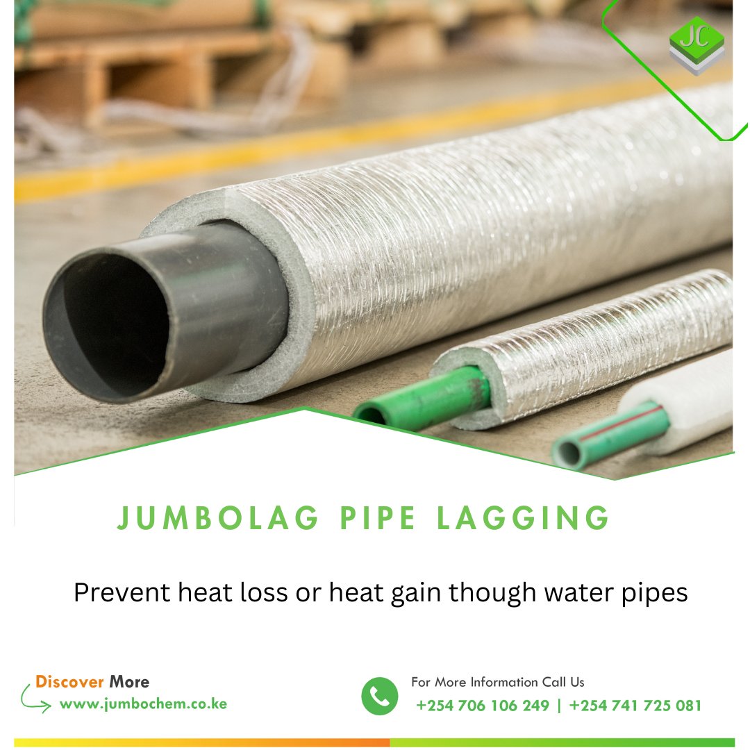 JumboChemKe's tweet image. 𝗝𝘂𝗺𝗯𝗼𝗹𝗮𝗴 𝗿𝗲𝗱𝘂𝗰𝗲𝘀 𝗵𝗲𝗮𝘁 𝗹𝗼𝘀𝘀 𝗼𝗻 𝗵𝗼𝘁 𝘄𝗮𝘁𝗲𝗿 𝗽𝗹𝘂𝗺𝗯𝗶𝗻𝗴 𝗮𝗻𝗱 𝗵𝗲𝗮𝘁 𝗴𝗮𝗶𝗻 𝗼𝗻 𝗰𝗼𝗹𝗱 𝘄𝗮𝘁𝗲𝗿 𝗽𝗹𝘂𝗺𝗯𝗶𝗻𝗴 𝘀𝘆𝘀𝘁𝗲𝗺𝘀.
jumbochem.co.ke/product-catego… .
 #plumbing  transformation you can feel #pipelagging
