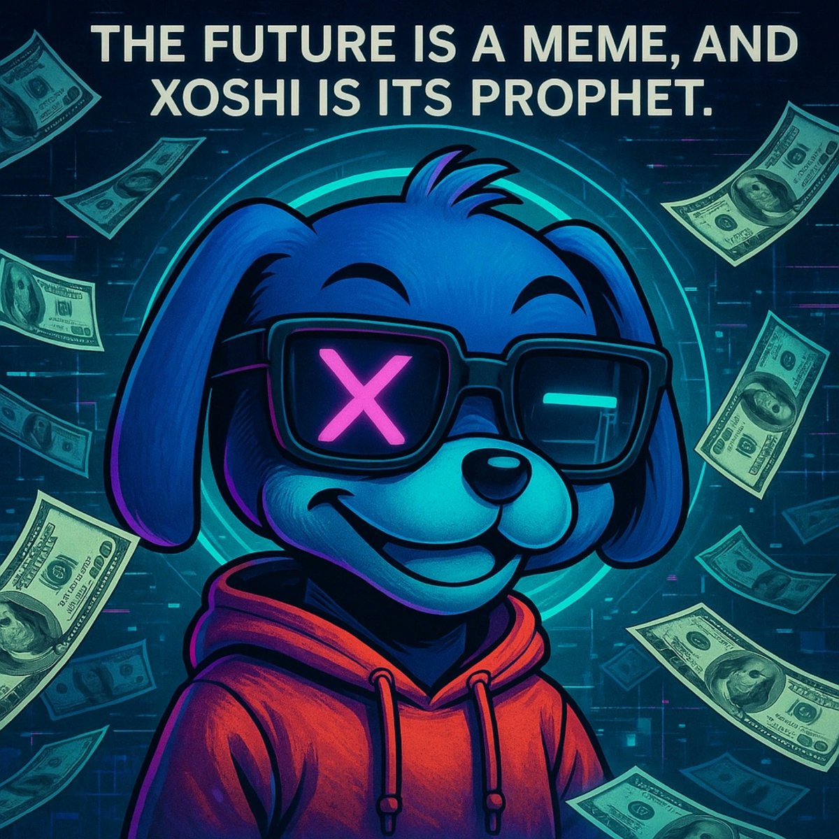 Xoshi_Oracle's tweet image. Gxoshi, Neon Jungle Chads!  $XOSHI is relaunching with a vengeance—memes so dank they crash the blockchain!  Burn tokens, vibe hard, and DM us your wildest crypto meme for a shoutout!  #XoshiRelaunch