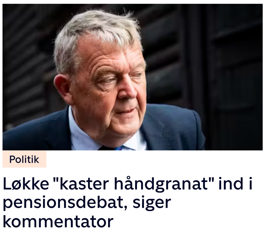 oresundsbaron's tweet photo. Lars Løkke er generelt bare en politisk håndgranat. https://t.co/Xu1uE4Su1J