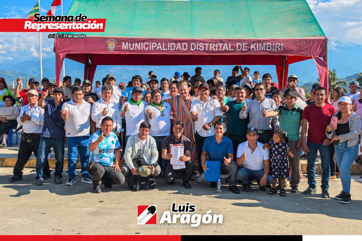 🔴 | 🏛️🤝 CONTINUANDO CON NUESTRA SEMANA DE REPRESENTACIÓN

🙌 Llegamos al centro poblado de Samaniato. 1/2 <a href="/congresoperu/">Congreso del Perú 🇵🇪</a>