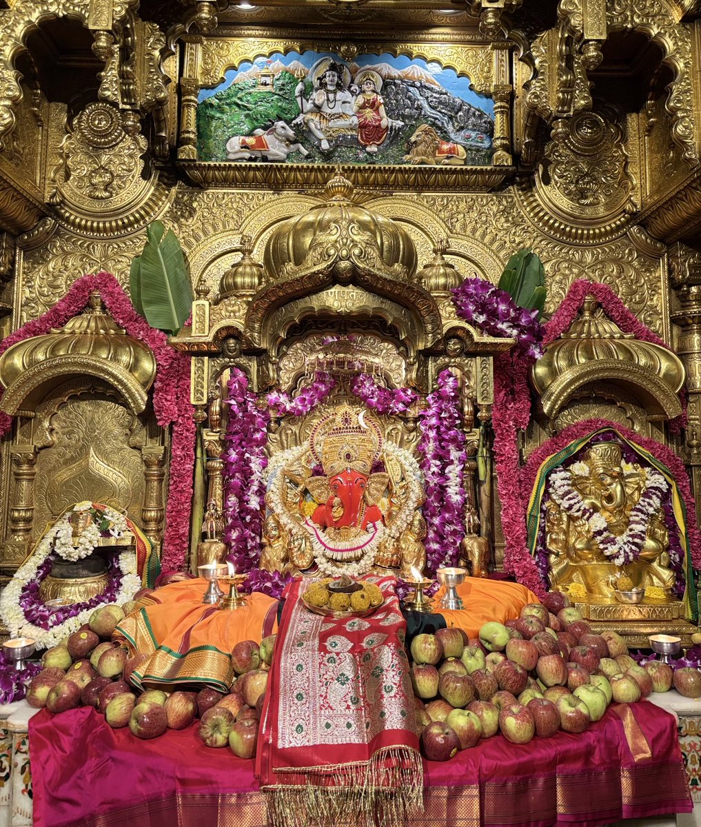 श्री सिद्धिविनायक जी महाराज के सुंदर दर्शन 🙏