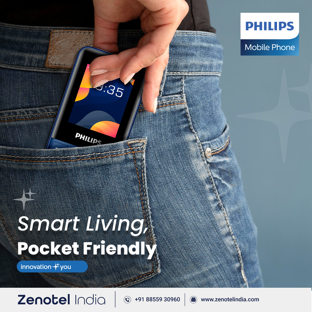 philipsconnects's tweet image. Smart Living with Philips 📱✨

Experience the perfect balance of style, simplicity, and affordability with Philips Mobile Phones. Pocket-friendly, smart, and made for everyday living. 🚀
.
.

#PhilipsMobile #ZenotelIndia #PocketFriendly #SmartLiving #FeaturePhone #PhilipsIndia