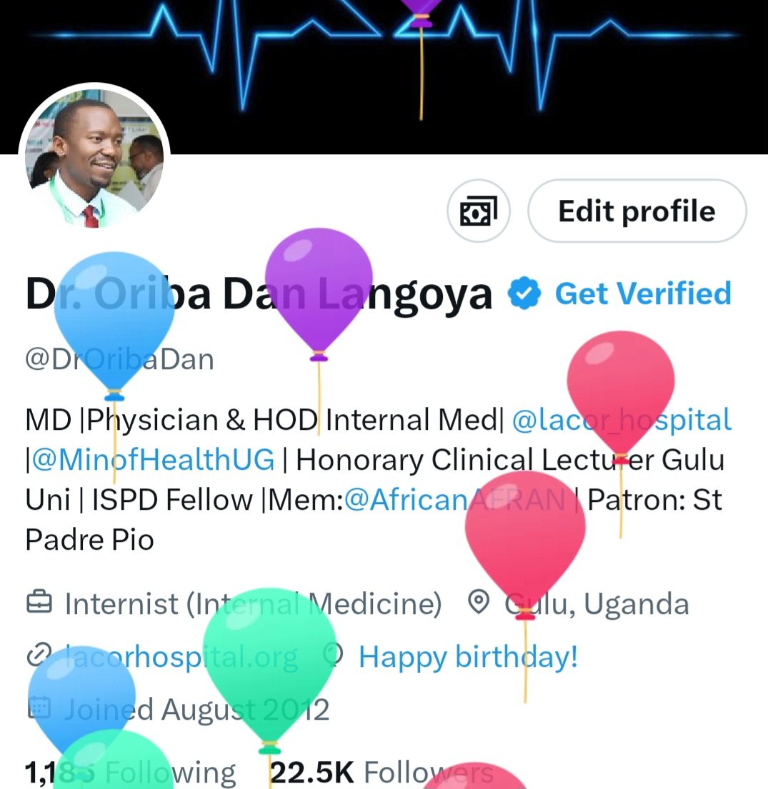 Dr. Oriba Dan Langoya tweet media