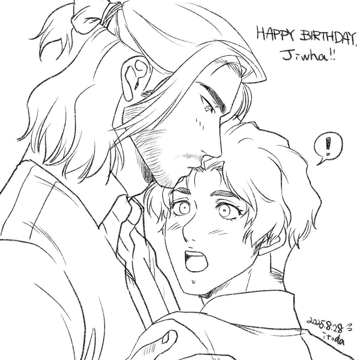 Happy Birthday,Jiwha🎉✨😆✨🎊
大遅刻ですが💦私と誕生日が近いのでどうしてもお祝いしたかったのです。
現代版でもムミョンと幸せになっていたらいいなぁと思っています😄
#夜画帳
#야화첩
#PainterOfTheNight
#PintorNocturno
#POTN
<a href="/ByeonDuck_/">변덕/Byeonduck</a>