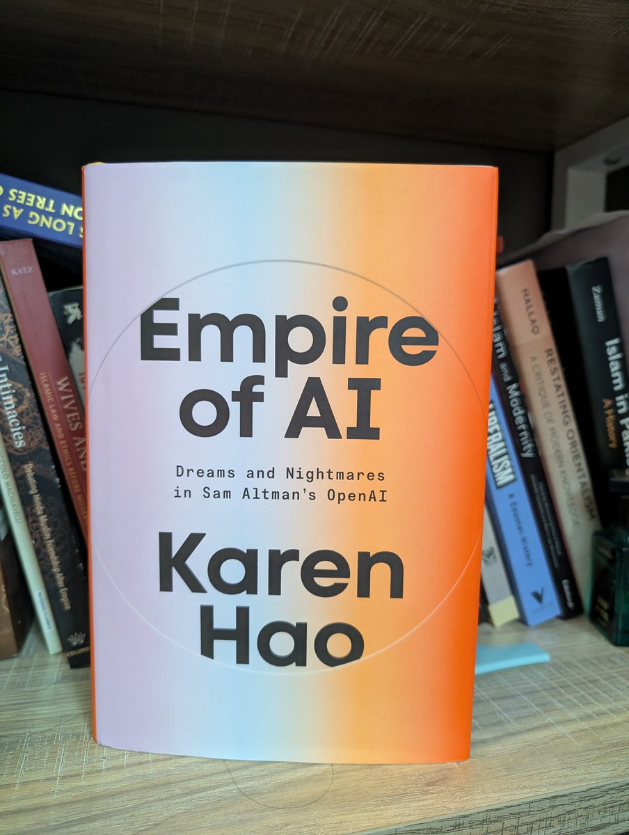 hafizsaadriaz's tweet photo. After listening to almost all her Podcasts, ended up ordering her Book.
So far, she's the only journalist I know who knows the startups of AI, from Inside out, and knows what she's talking about..
@_KarenHao https://t.co/vtdus96Ch4