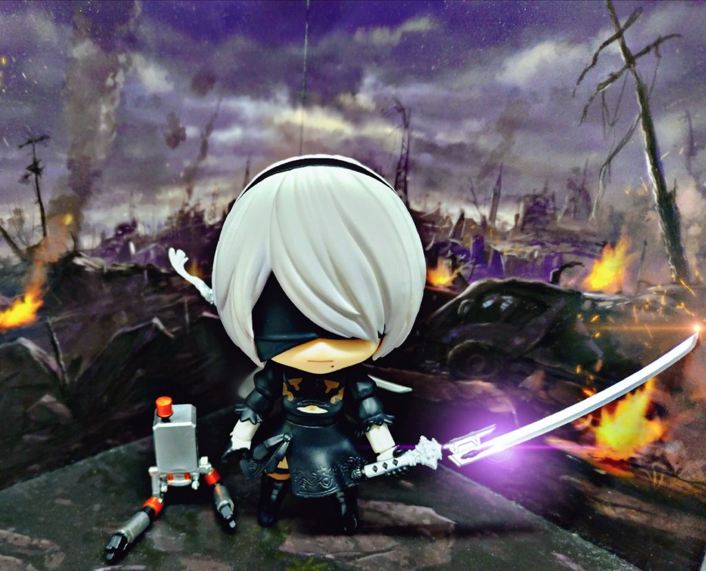 人類に栄光あれ
 #ねんどろいど  #2B  #NieRAutomata