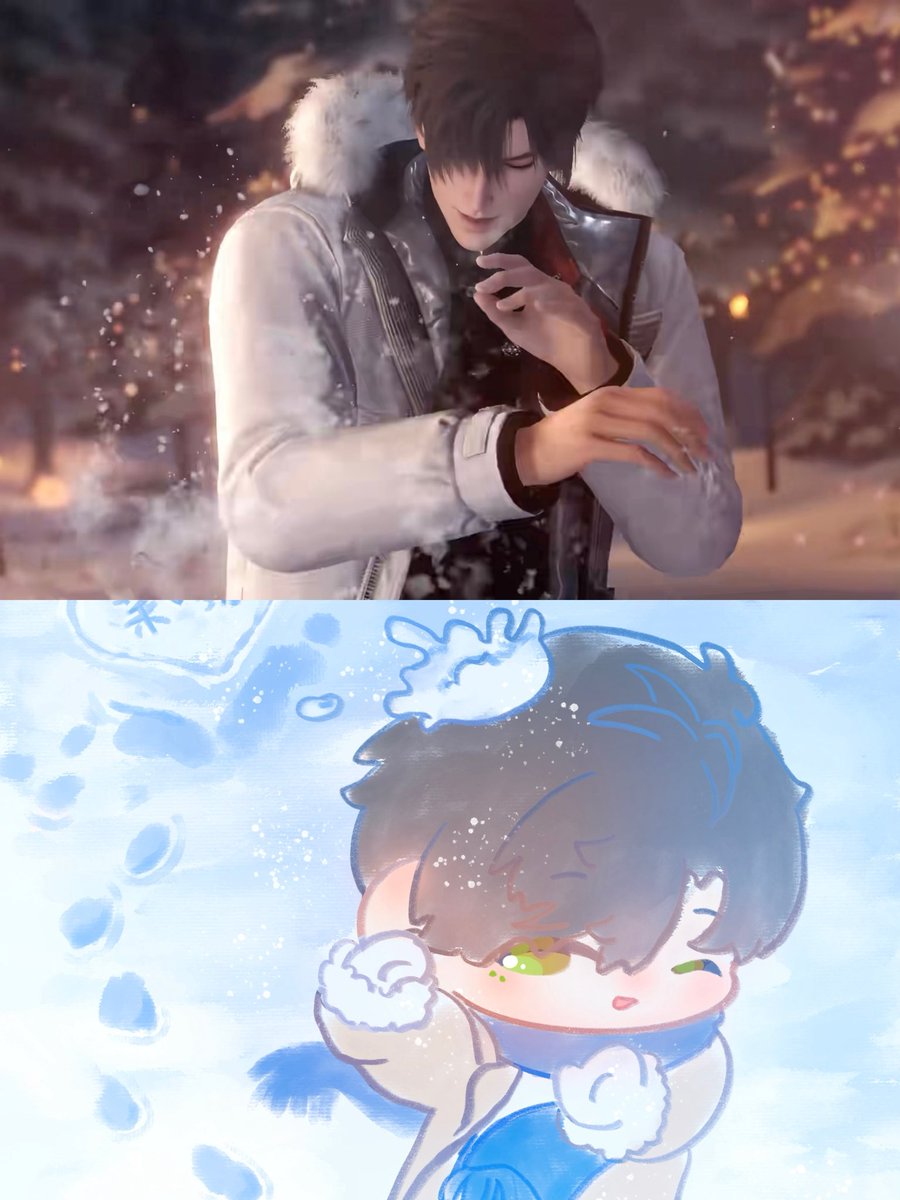 Sulosulosl's tweet photo. 半年前描いた⛄️❄️

#Zayne #LoveandDeepspace #黎深 #レイ #レイ先生 #恋と深空 #이서언 https://t.co/xxLuxitjUV